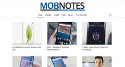 Desktop Screenshot of mobnotes.com