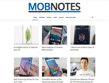 Tablet Screenshot of mobnotes.com
